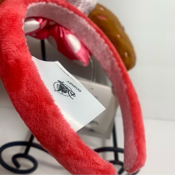 NWT. Minnie Mouse Strawberry Cupcake Disney Munchlings Ear Headband - Picture 8 of 9